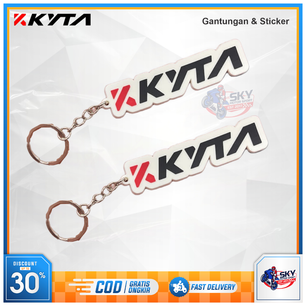 Sticker Gantungan Kunci KYTA KTC Full Set