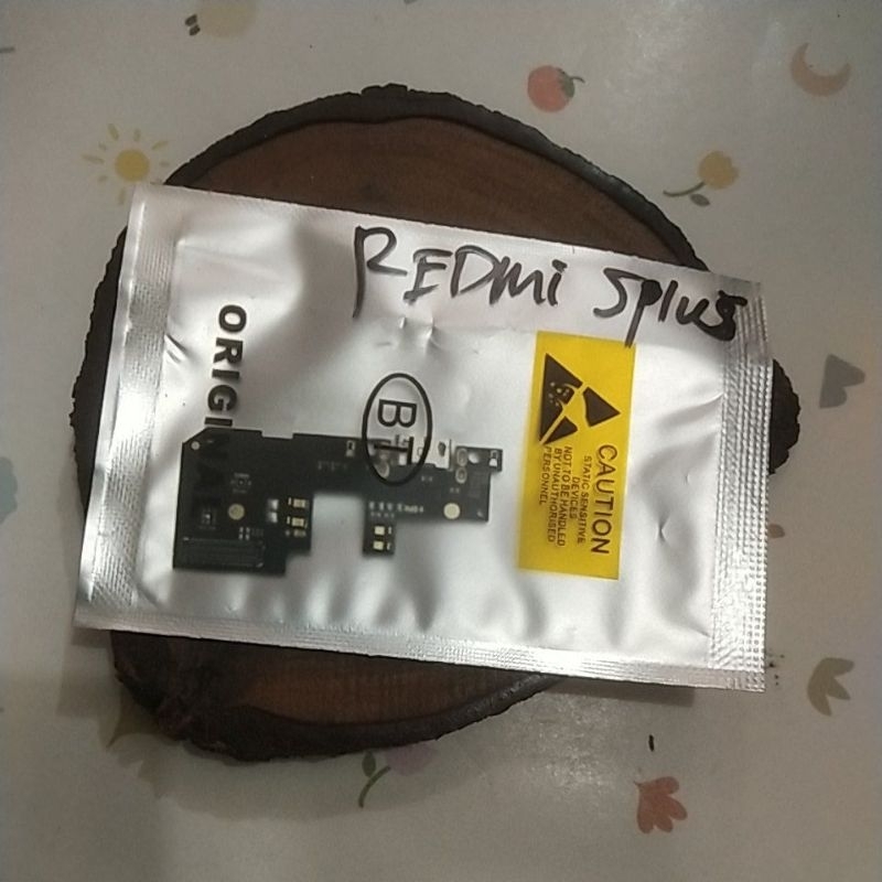 PAPAN CAS KONEKTOR CHARGER PCB XIAOMI REDMI 5 plus MIC+CAS IC ORI
