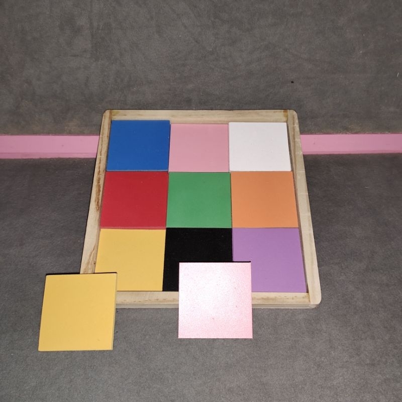 Mainan Lotto warna/mainan kayu edukatif,warna-warniToys