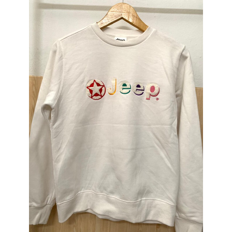 Jeep Bordir Towel Crewneck Sweater Sweatshirt CN Second Original