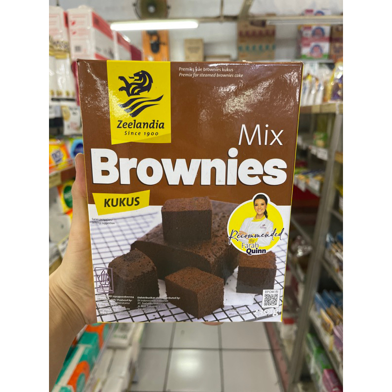 

zeelandia premix brownies kukus 230g - premix brownies cokelat - bubuk brownies cokelat