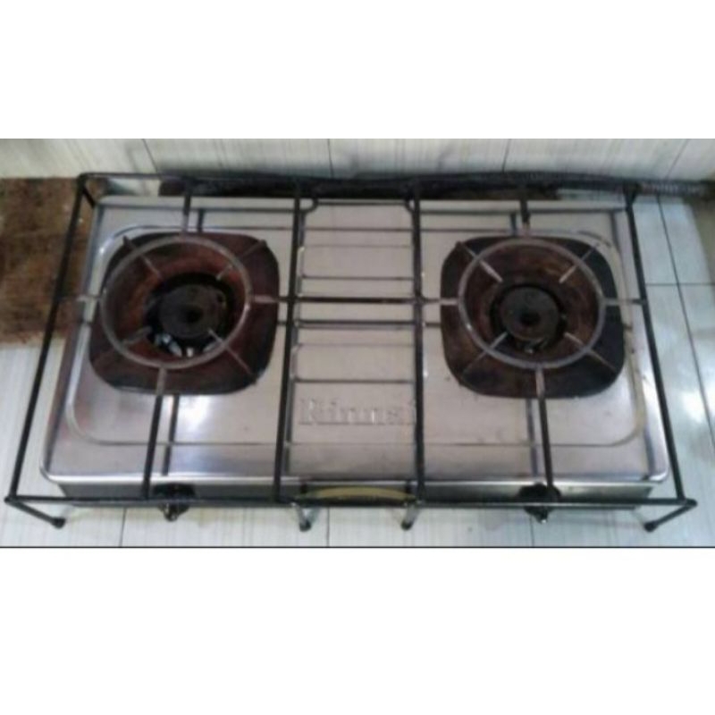 BEHEL KOMPOR GAS RINNAI DOBEL/Tungku kompor gas rinai 2/Tangkringan oven/