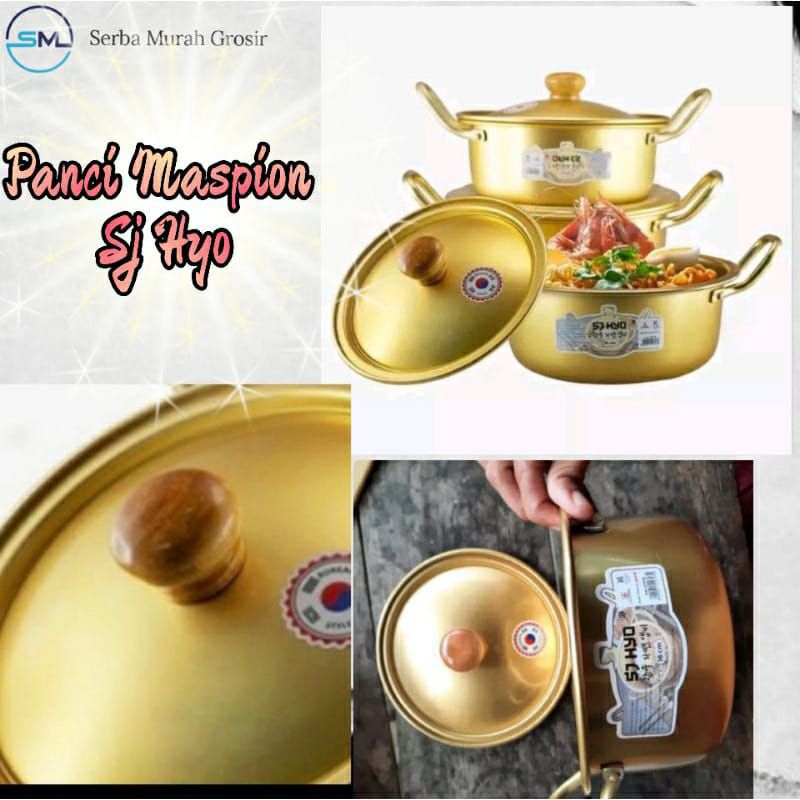 panci Ramen,/Panci Rebus/Panci korea/Panci serbaguna/Panci emas/panci maspion  SJ HYO