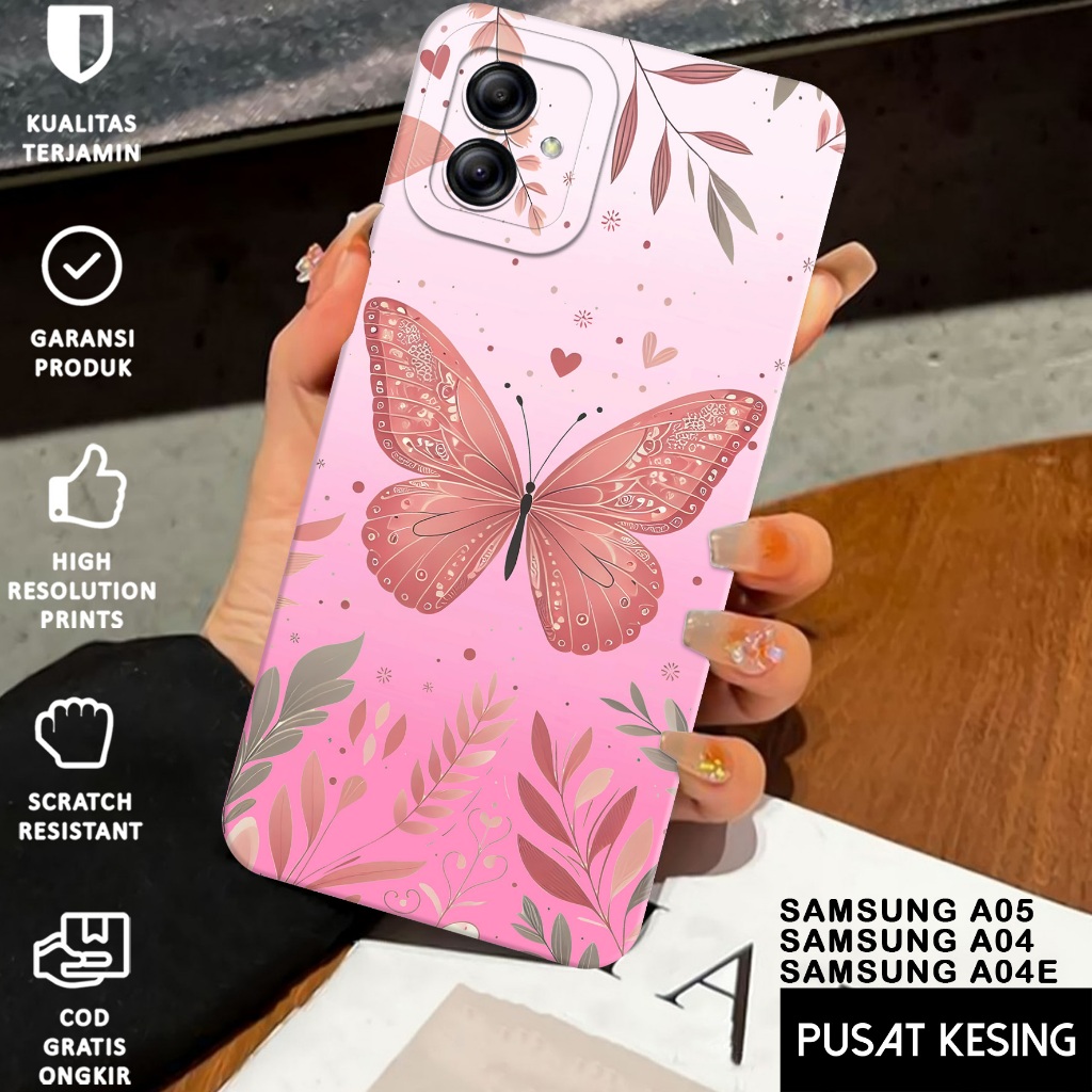 CASE SAMSUNG A04 4G - Casing Samsung A04 4G Motif PINK - Case Hp - Casing Hp Samsung A04 4G - Softca