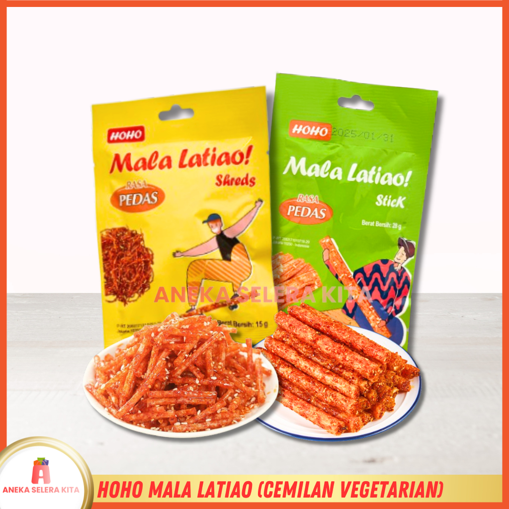 

Hoho Mala Latiao Stick Cemilan Pedas Snack Vegetarian 28gr