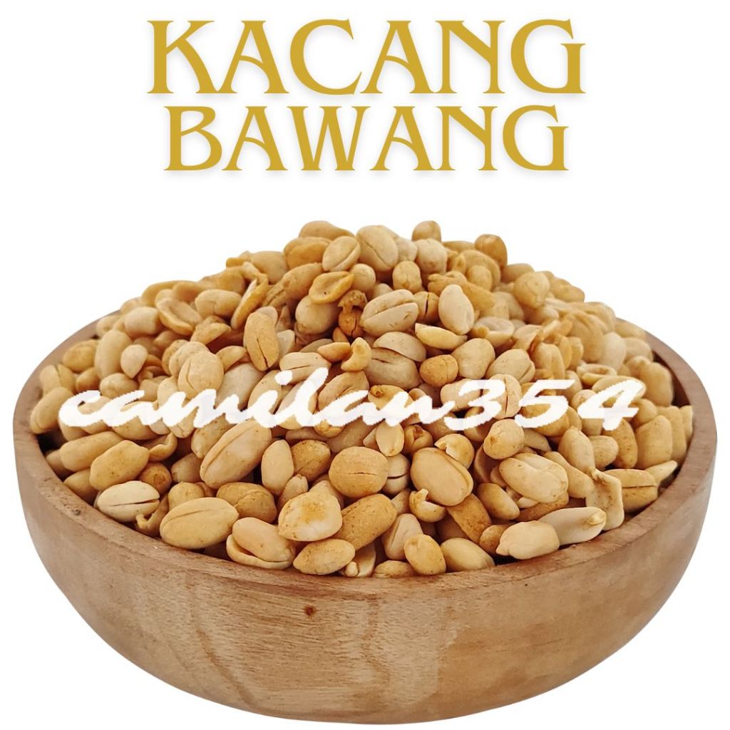 

[TERLARIS] Kacang Bawang Gurih - 1000gr / Kacang Tanah Kupas Goreng Murah 1KG