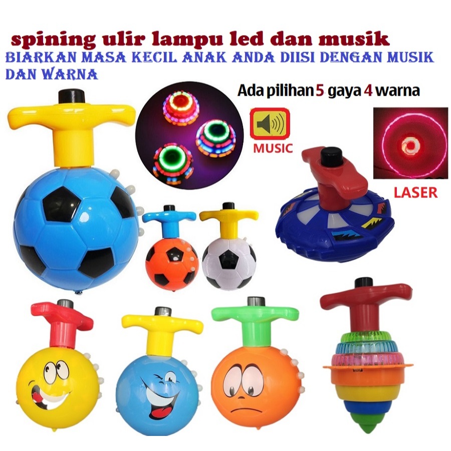 Gasing lampu Mainan Anak Gasing beyblade lampu Karakter Kartun Lampu dan Musik
