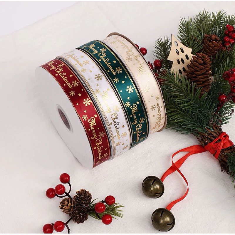 

Pita Merry Christmas Pita Natal Pita Hampers Pita Xmas 2,5 cm (PER 5 METER)