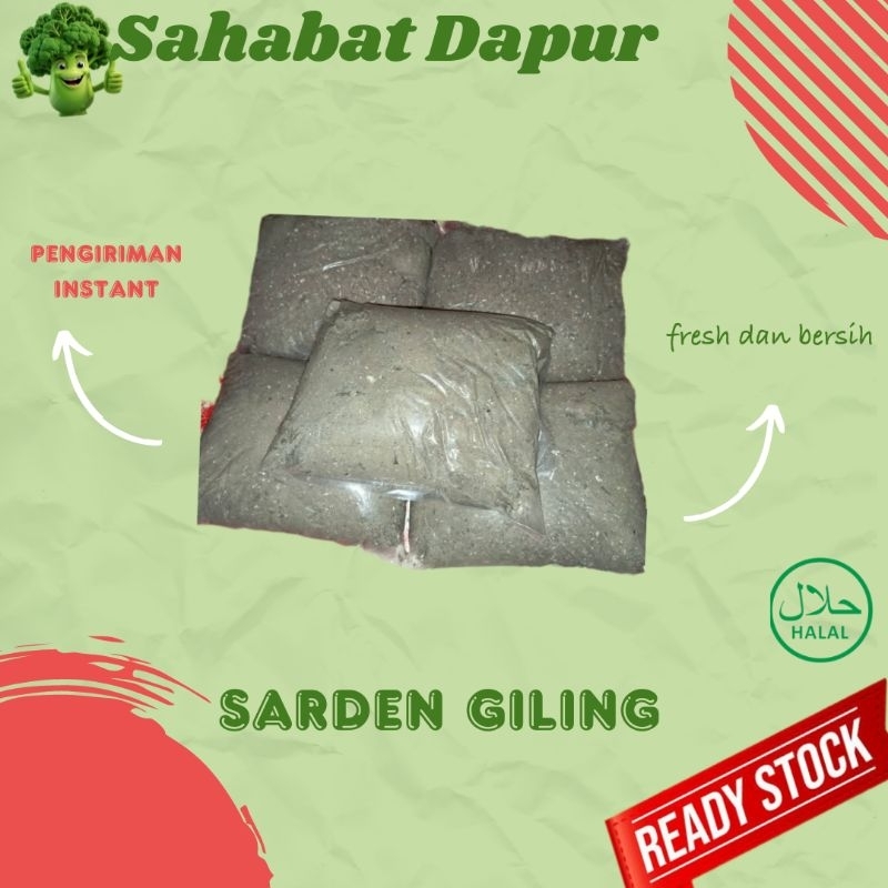 

Ikan sarden giling fresh - ikan giling - Sahabat dapur Delivery