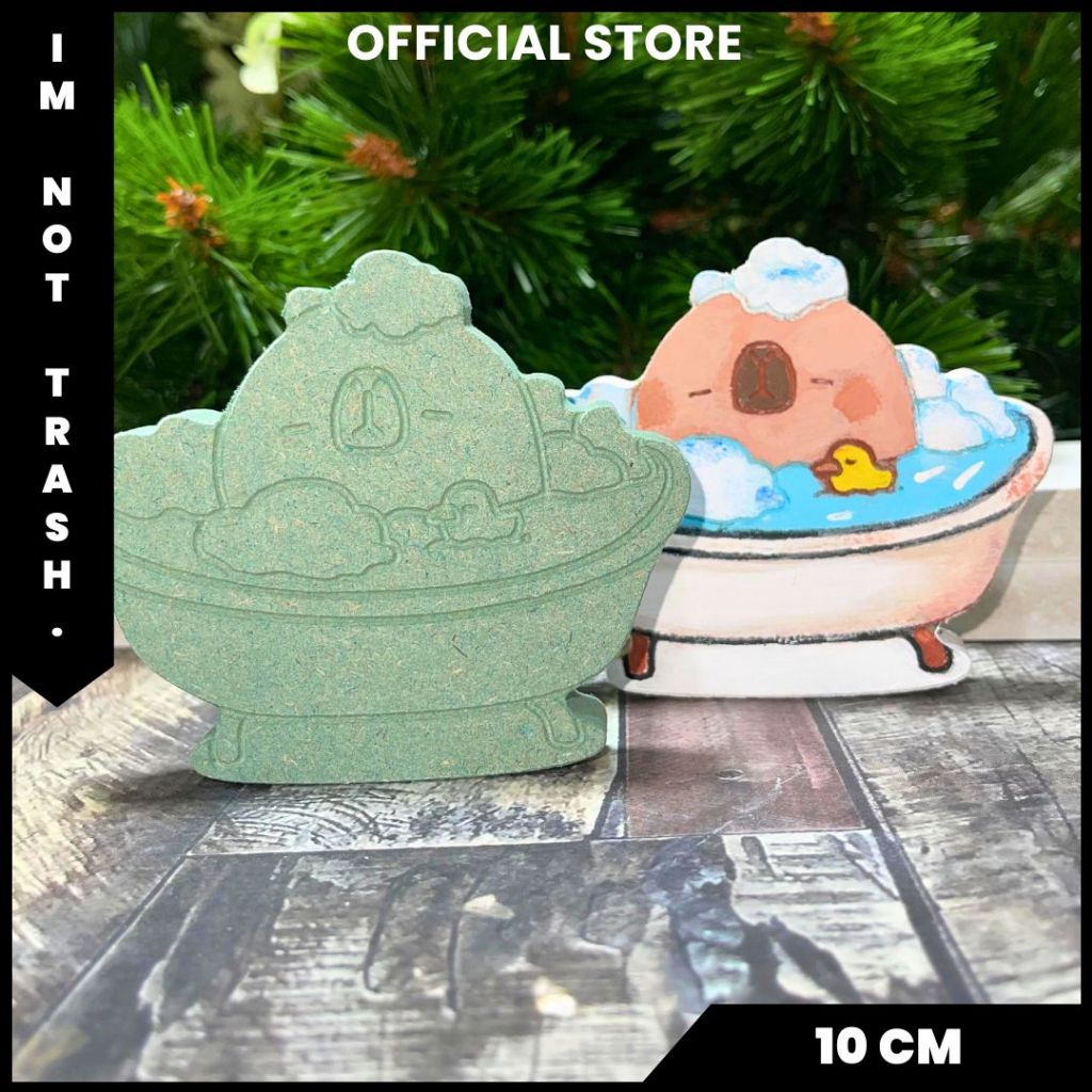 

IMNOTTRASH | MAINAN SET ANAK DIY CAT KUAS | KADO ULANG TAHUN MURAH | PAINTING GAMBAR | Painting Kit | MINI CAPYBARA BATHUB | 10 cm