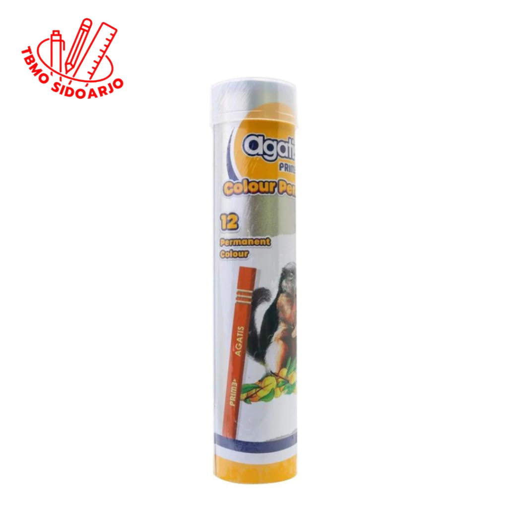 

Pensil Warna Agatis Prime 12 Warna Round Tin Case