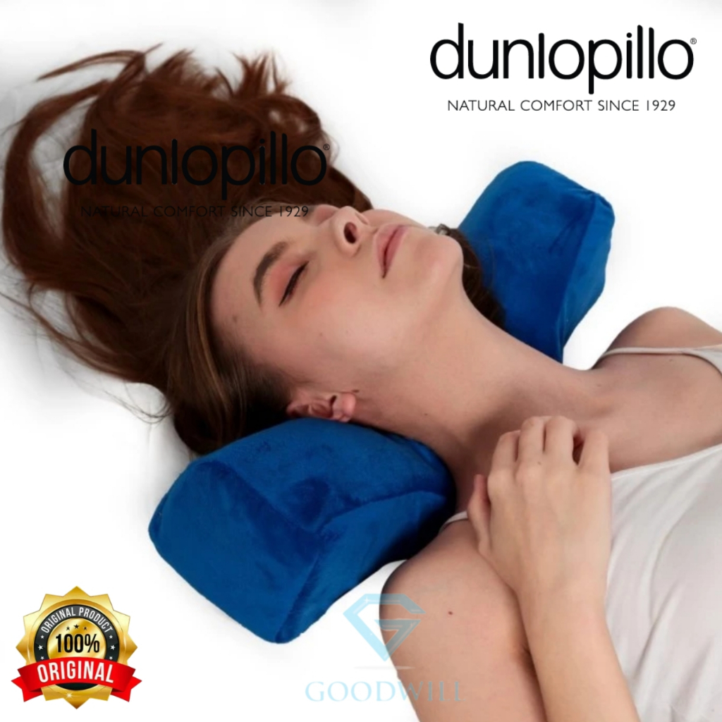 Dunlopillo Neck and Shoulder Relaxing Therapy Pillow / Bantal Terapi Leher dan Bahu