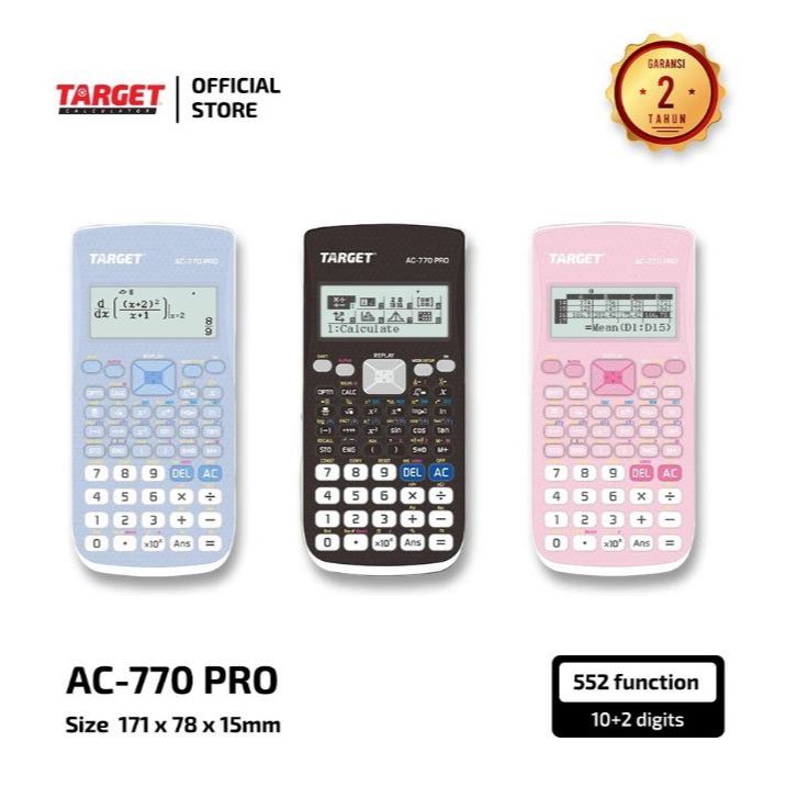 

Kalkulator Scientific Target AC-770 Pro - Kalkulator Target