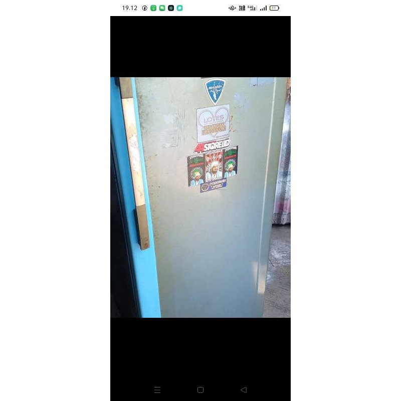 rak kulkas bekas Sharp ori