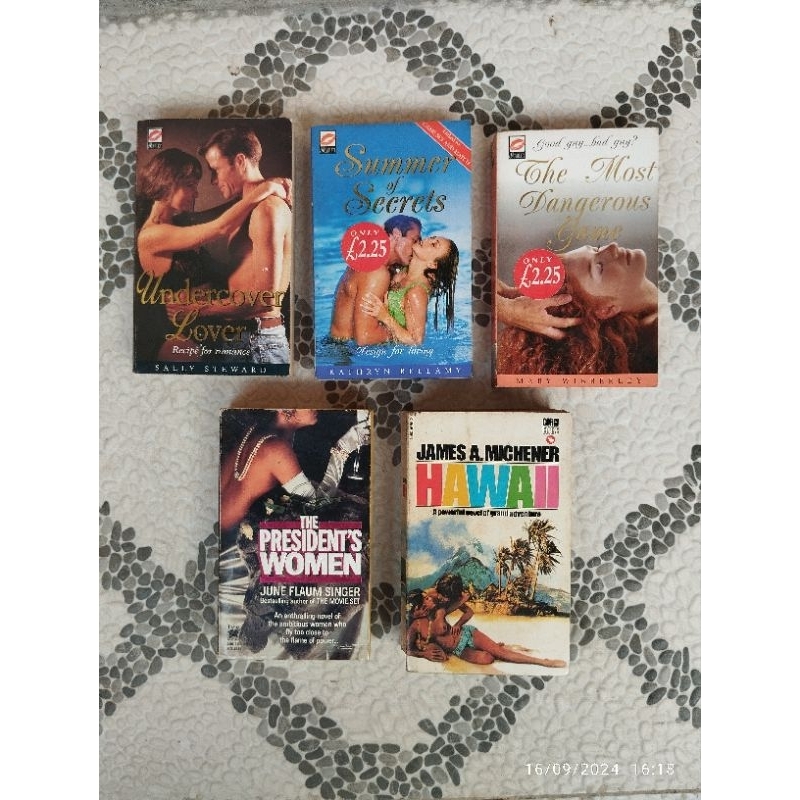 Buku Novel Roman, Undercover Lover, Summer of Secrets, The Most Dangerous Game, THE PRESIDENT'S WOME