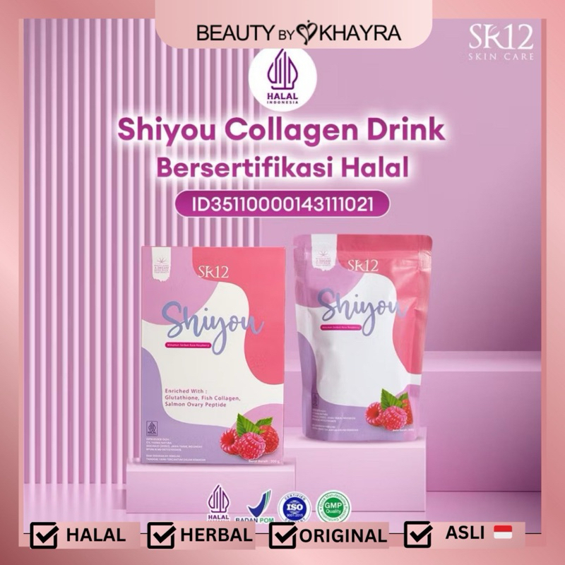 

Beauty by Khayra - SR12 Shiyou Collagen Minuman Kolagen untuk Kulit Sehat dan Glowing