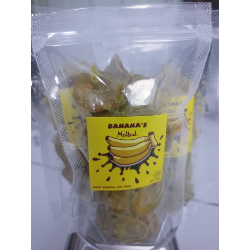 

Keripik pisang lumer kemasan 50gram rasa Matcha