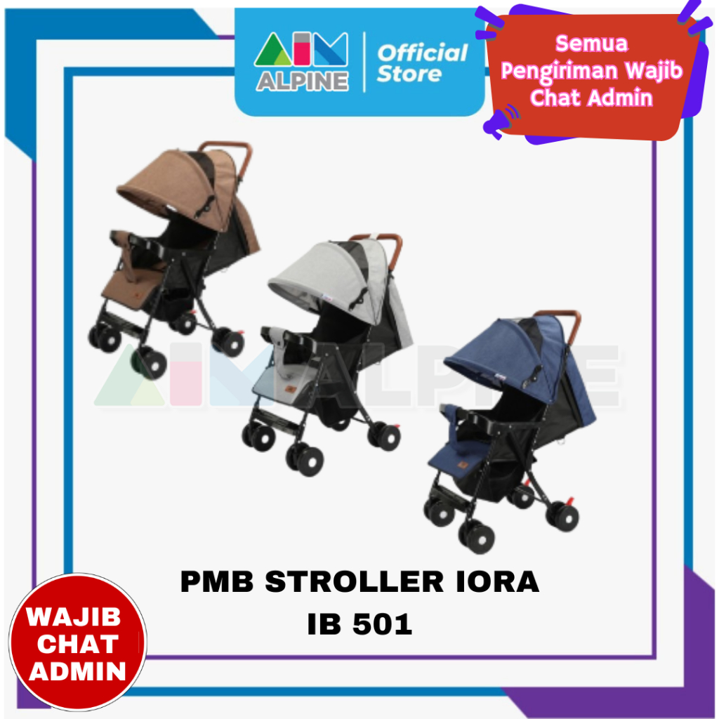PMB STROLLER IORA IB 501 / STROLLER TERMURAH