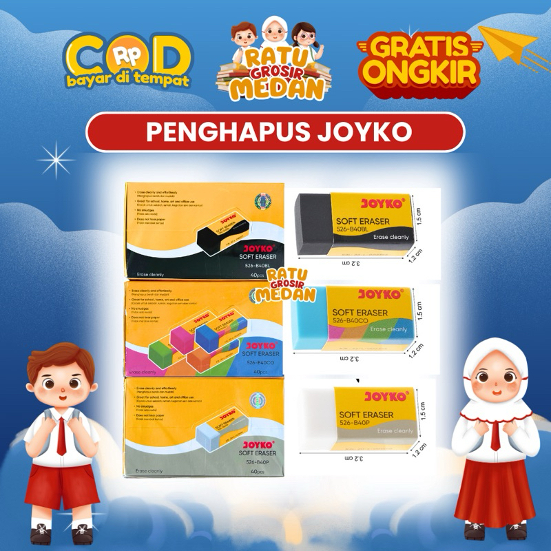 

Penghapus Joyko 40 pcs / kotak