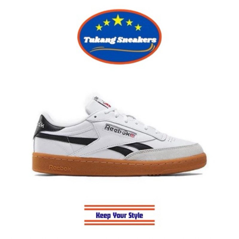 Sepatu Sneakers Pria Reebok Club C Revenge Vintage White REEC00202316
