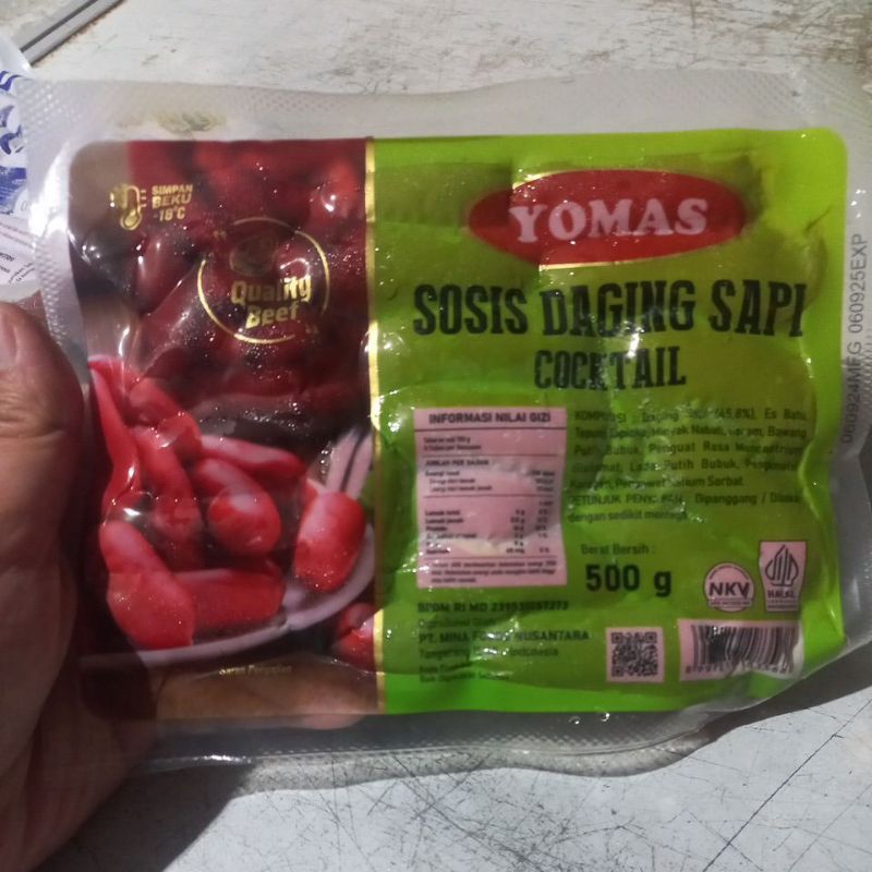 

Yomas Sosis Sapi Merah 500 Gram