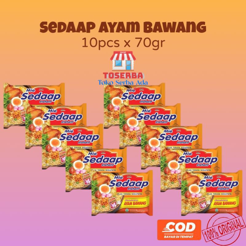 

SEDAAP Ayam Bawang 70gr (isi 10pcs)
