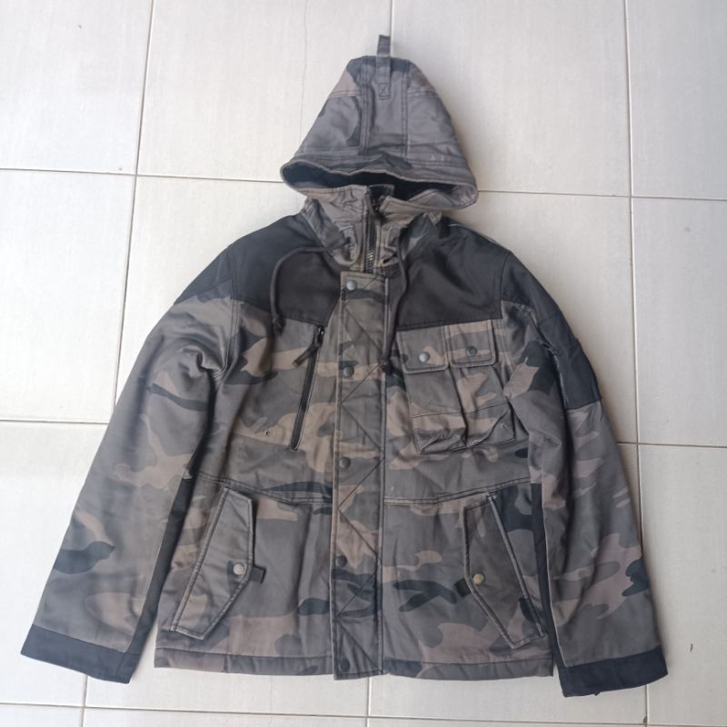 Jaket Parka Avirex P.D.W. Multipocket Camo