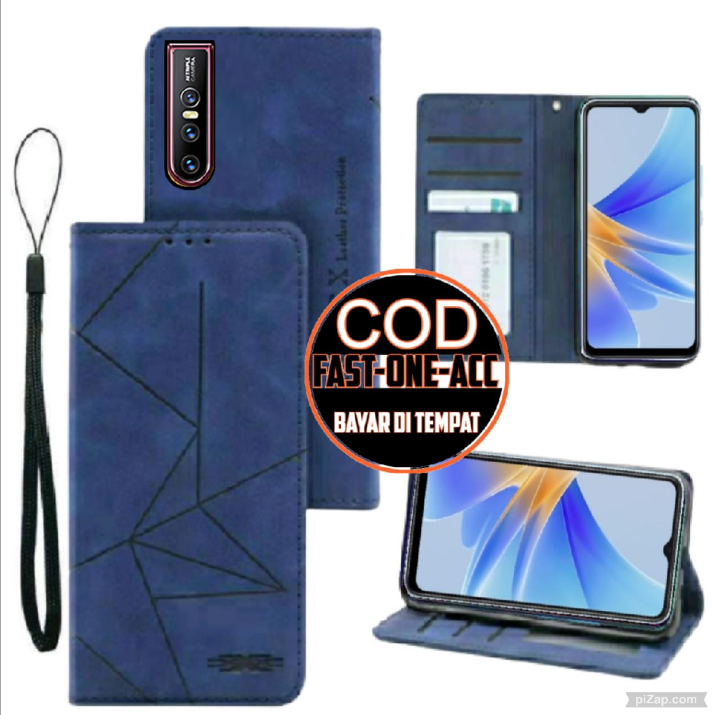 CASE HP VIVO V15 PRO Case Flip Motif Dompet Casing HP Flip Motif Wallet Leather untuk VIVO V15 PRO