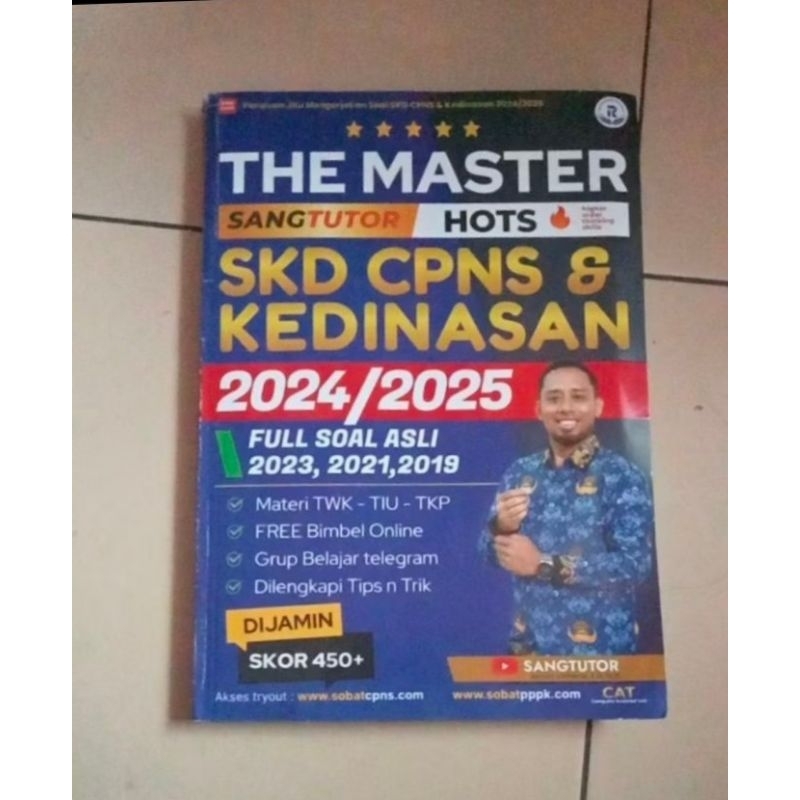 Buku SKD Kedinasan 2024/2025: The Master  SKD CPNS & Kedinasan 2024-2025