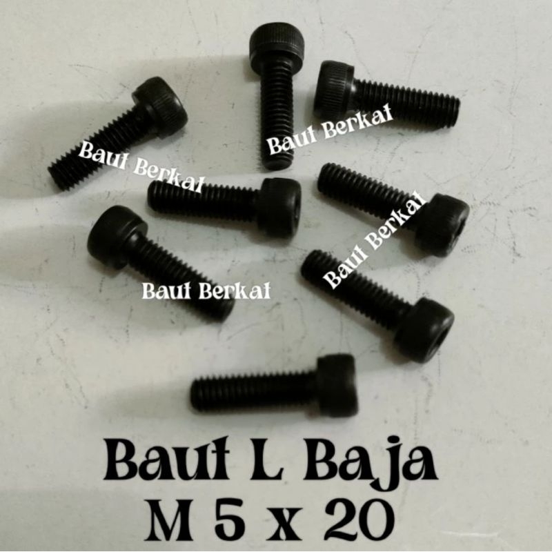 baut L baja m5x20 kunci L4 baut L baja 5x20 baut baja m5x20 baut baja 5x20 baut L 5x20 Baut L M5x20 