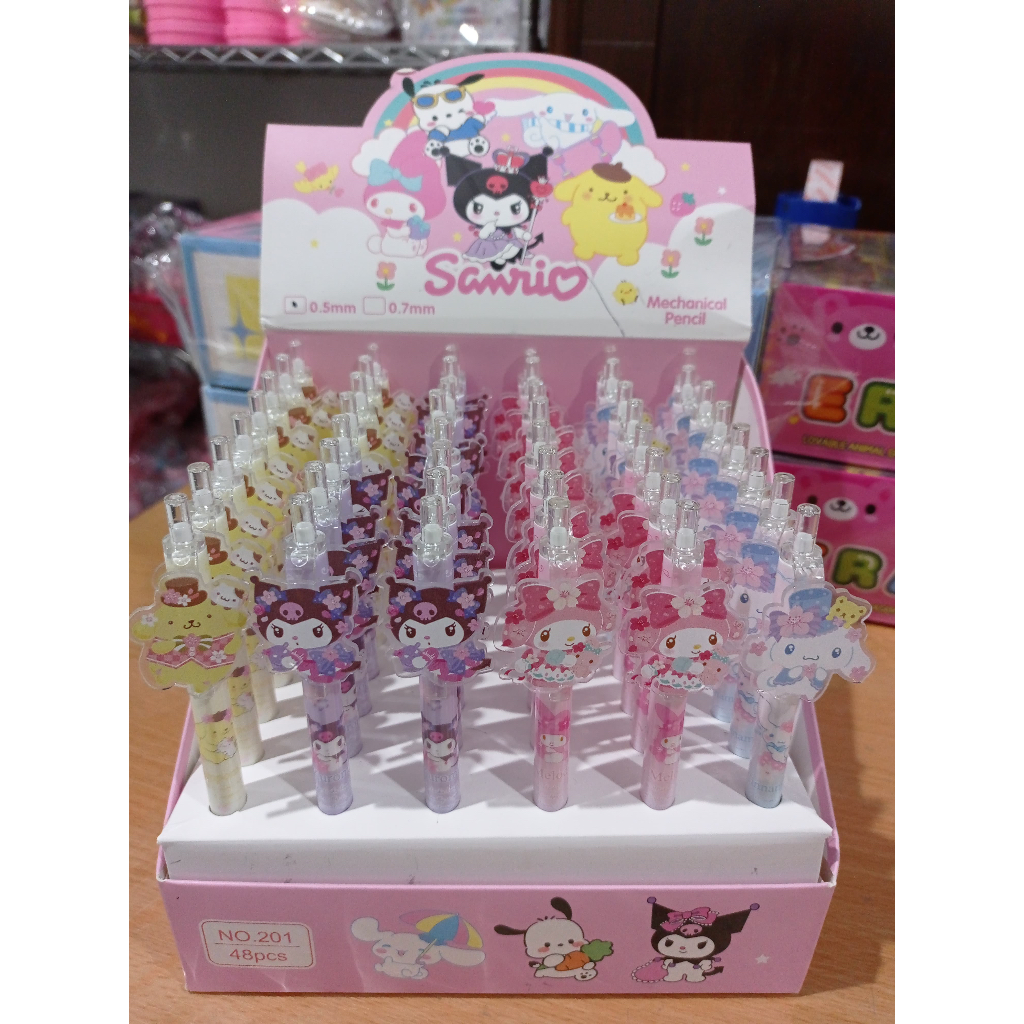 

Pencil Mekanic Sanrio Pensil Cetek Pensil Alat Tulis