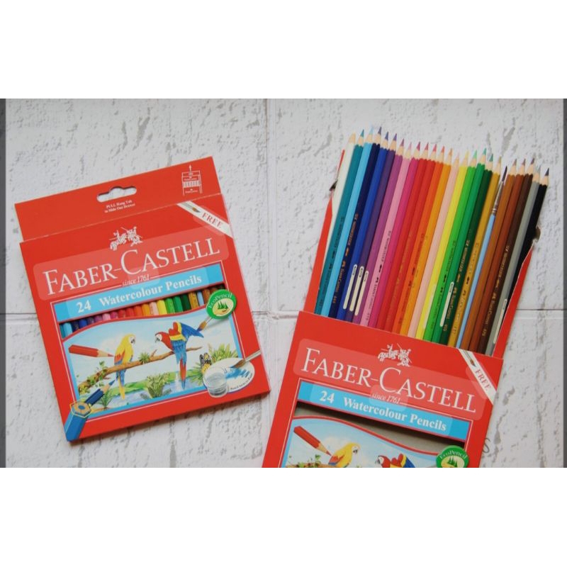 

pensil warna 24 warna Faber-Castell