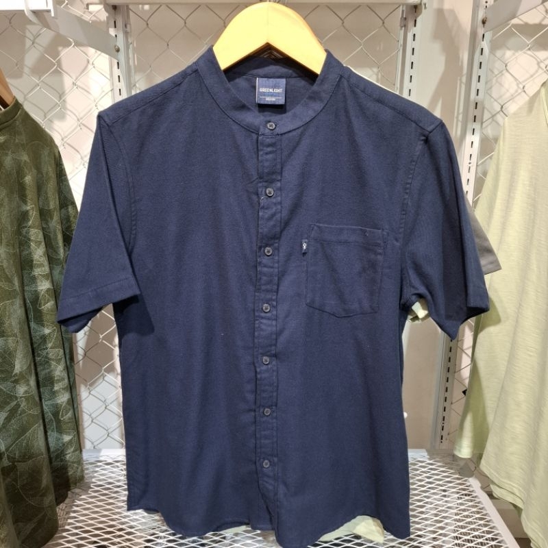GREENLIGHT Kemeja Sanghai Lengan Pendek Original