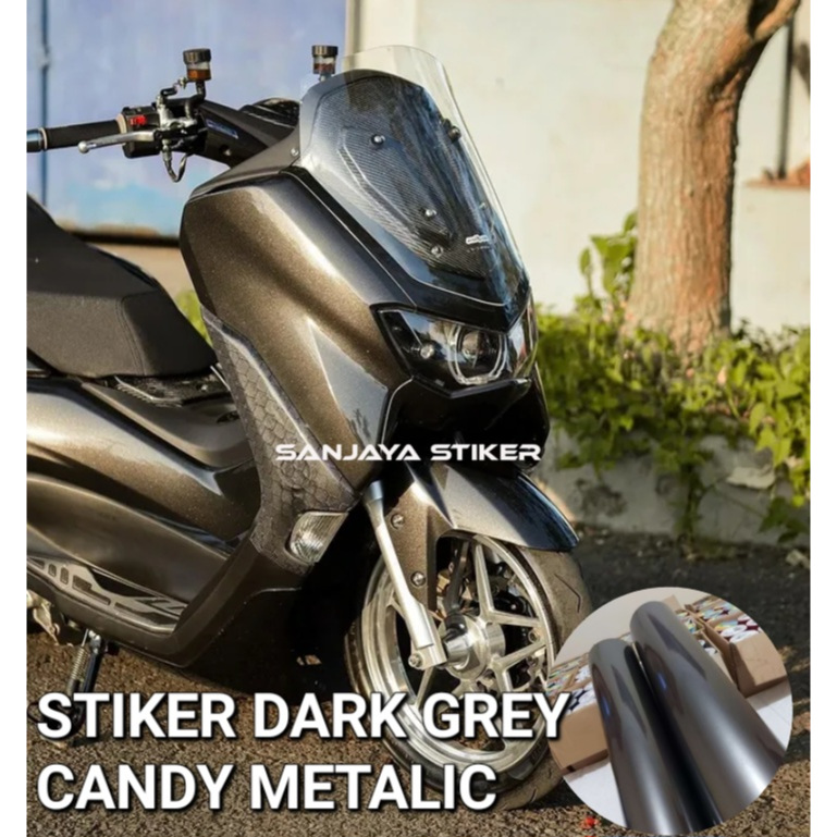 Skotlet motor Dark Grey Candy Metalik Super Glossy