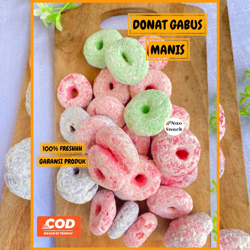 

Donat getas manis 1,6kg / getas warna donat