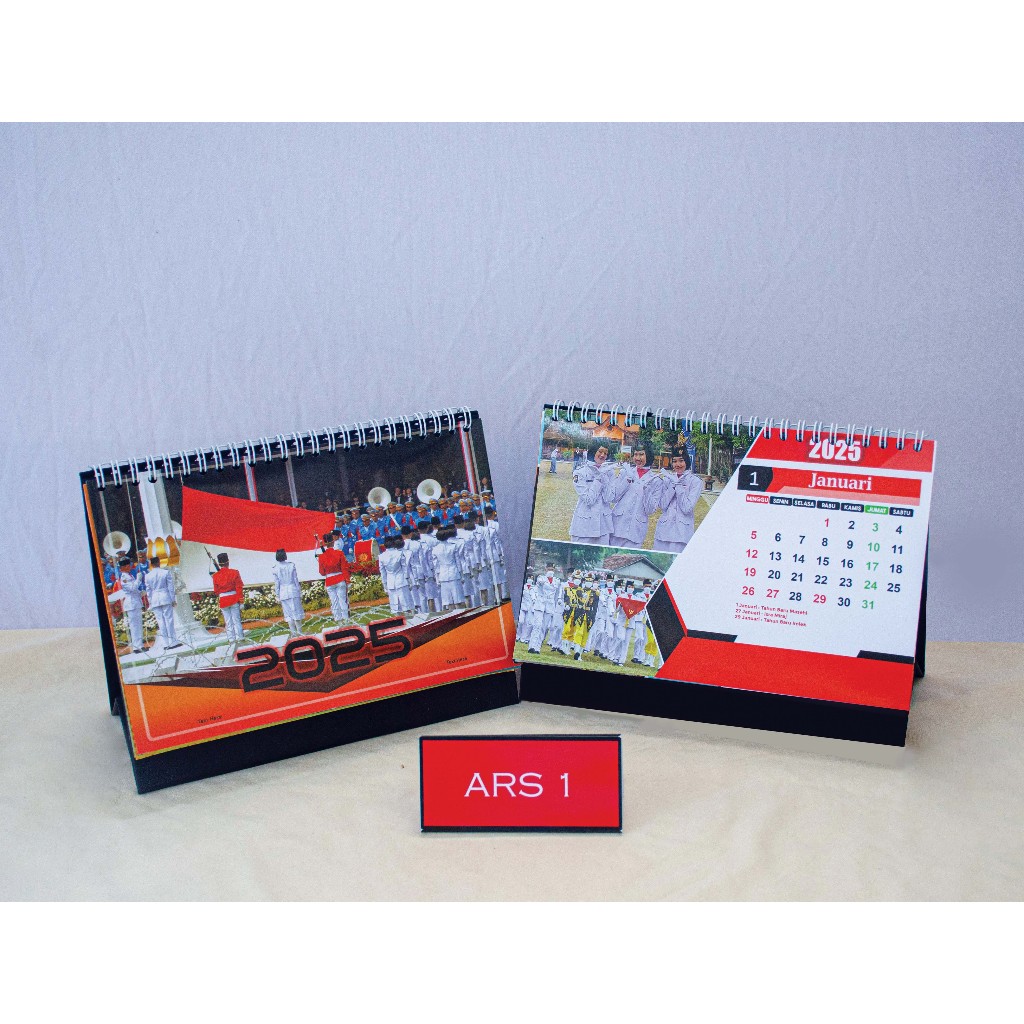 

Kalender meja 2025 custom