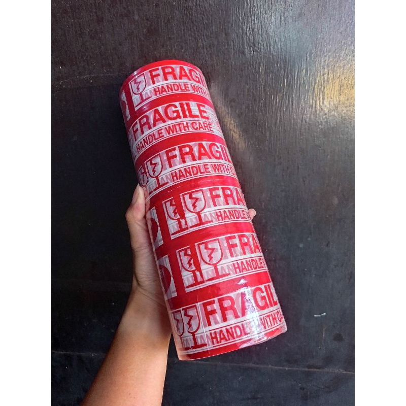 

Grosir Lakban Fragile 90 Yard 1 slop isi 6pcs