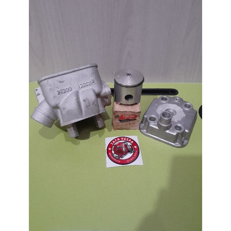 Cylinder Silinder Block Blok Set Yamaha TZ125G TZ125 3V3 1979-1980 Original NOS Rare Item