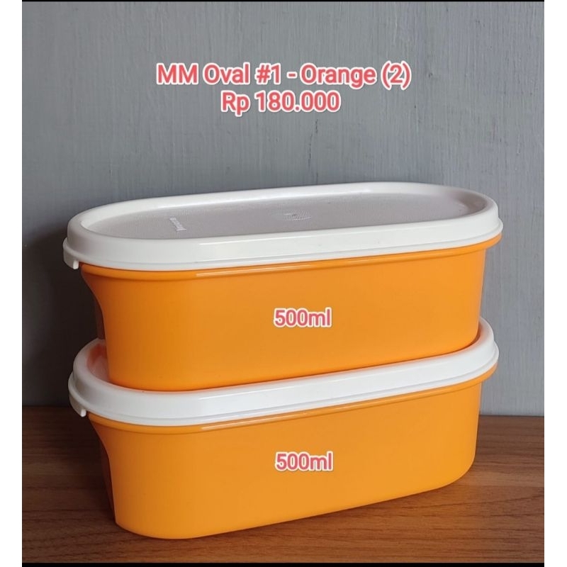 Tupperware mm oval#1 500ml 1pcs / smart saver oval