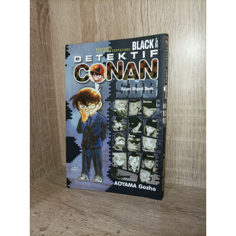 komik : Detektif Conan SDB Black BY Aoyama Gosho
