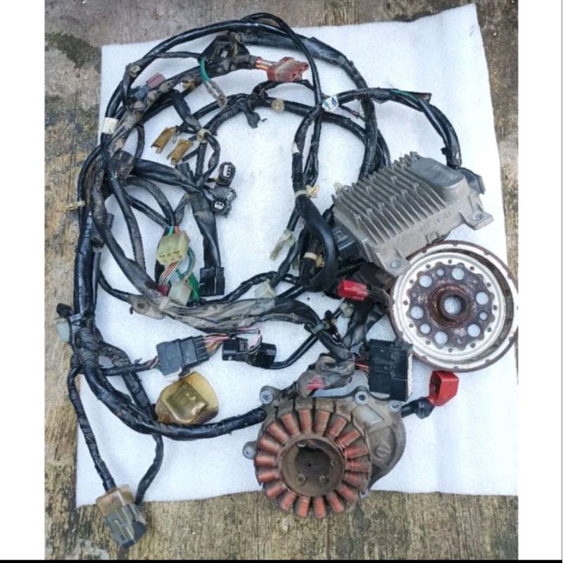 ACG fulset pengapian kabel body vario 125 old vario 125 lama vario 125 bohlam full original copotan 