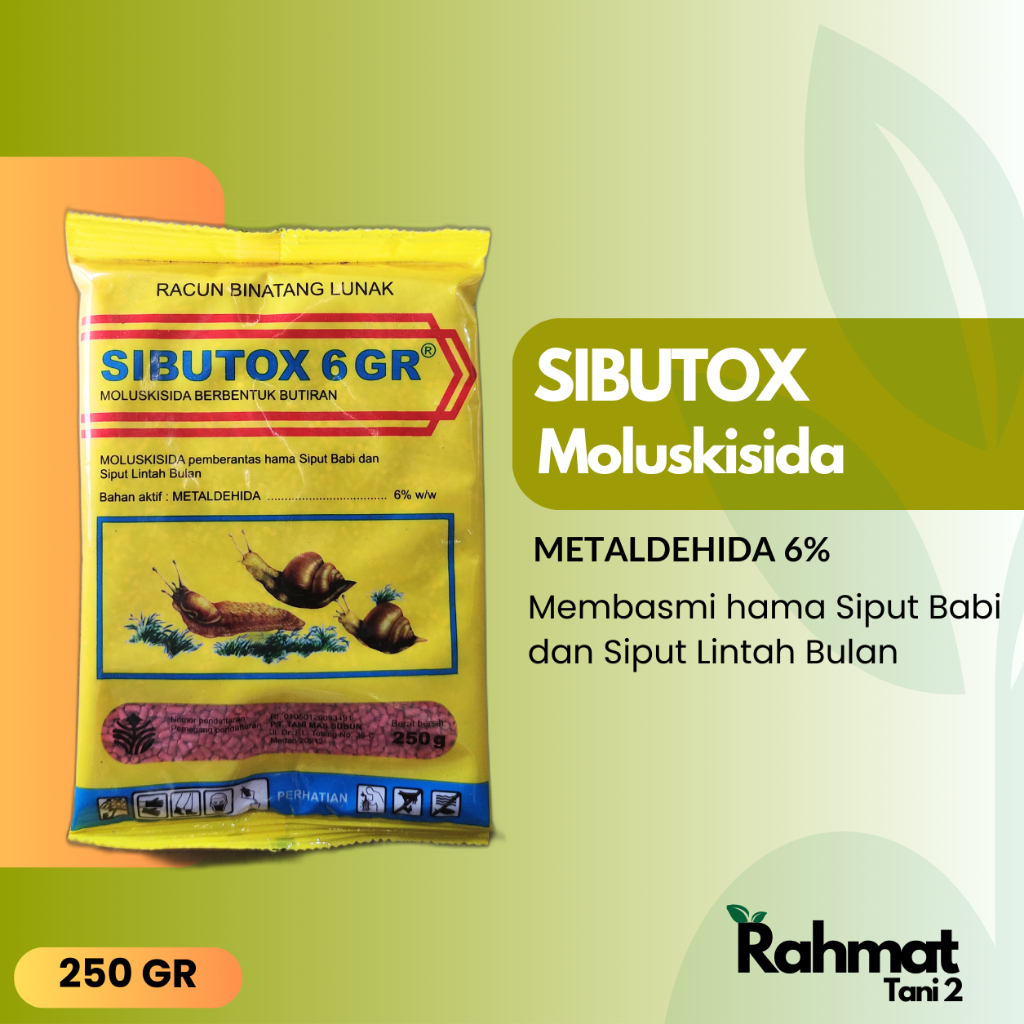 SIBUTOX - Moluskisida Racun Keong dan Siput (250 gr)