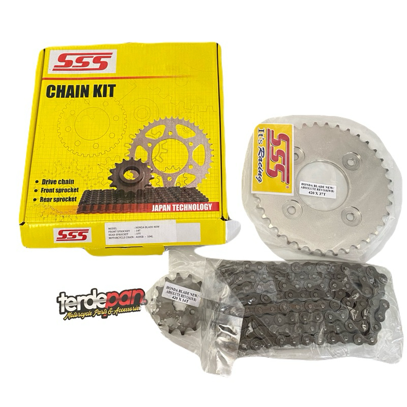 GIR PAKET GIR SET CHAIN KIT REVO ABSOLUTE / BLADE SSS