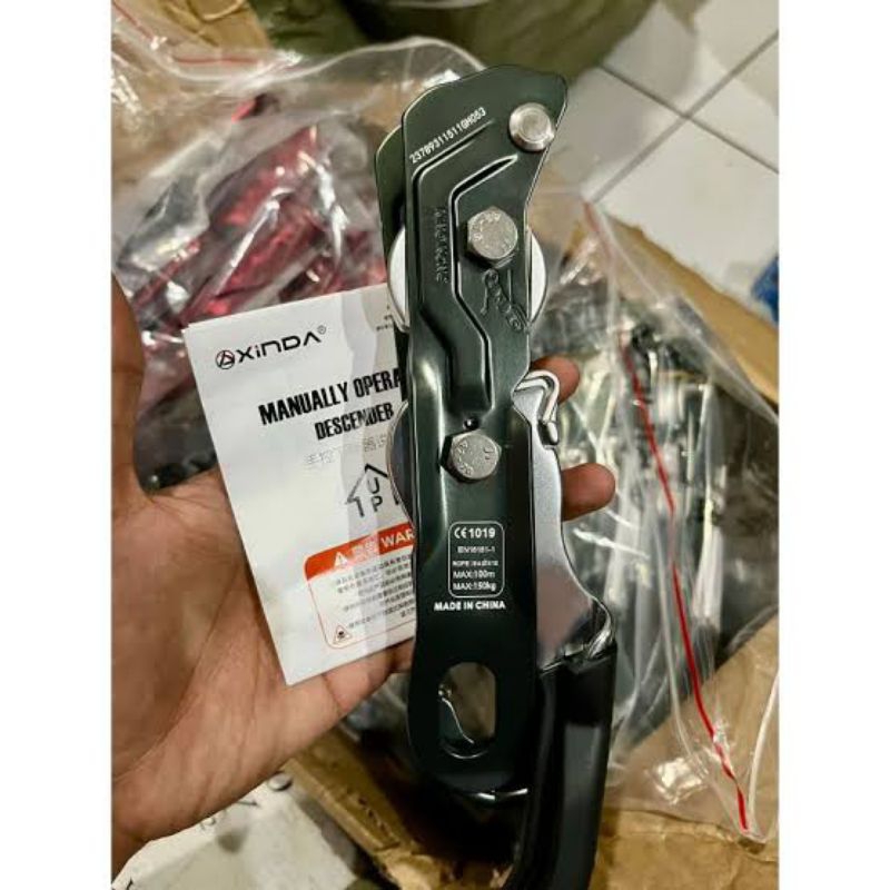 Auto Stop Climbing Xinda Descender Original