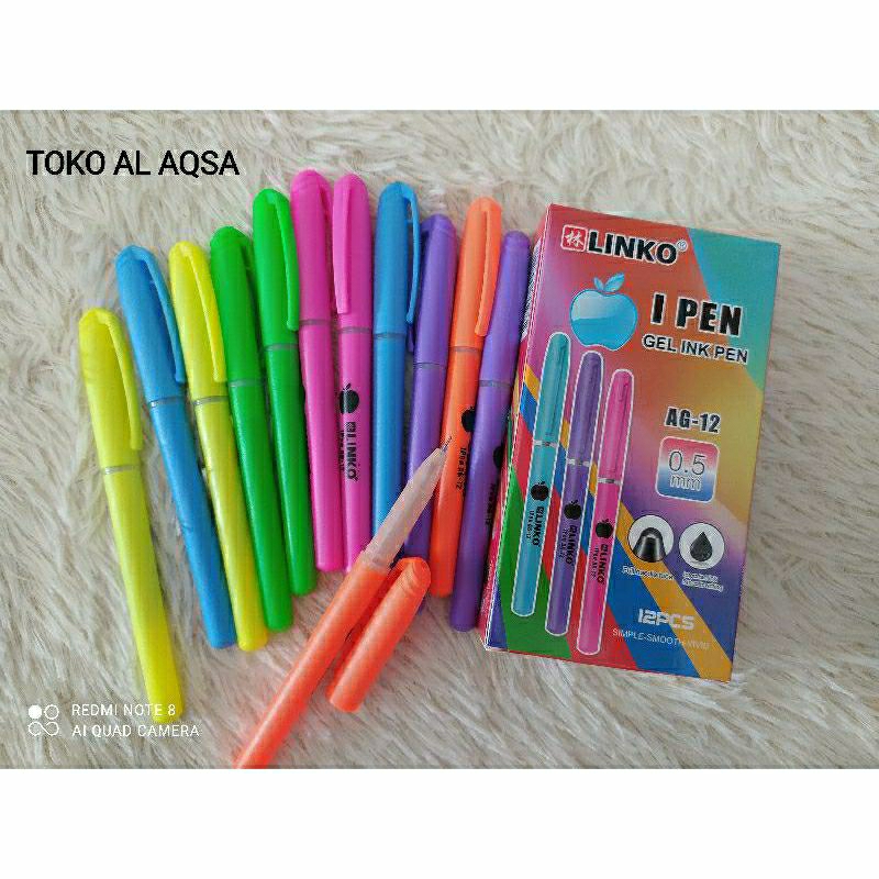 

Bolpoin//Pulpen//Bolpen Gell Apple Linko ( 1pcs )