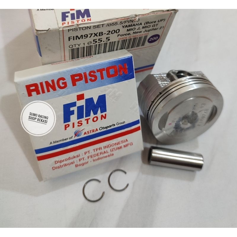 PISTON SEHER FIM YAMAHA MIO J, MIO GT 115 53 53,5 54 55,5 56 PIN PEN FIM97XB