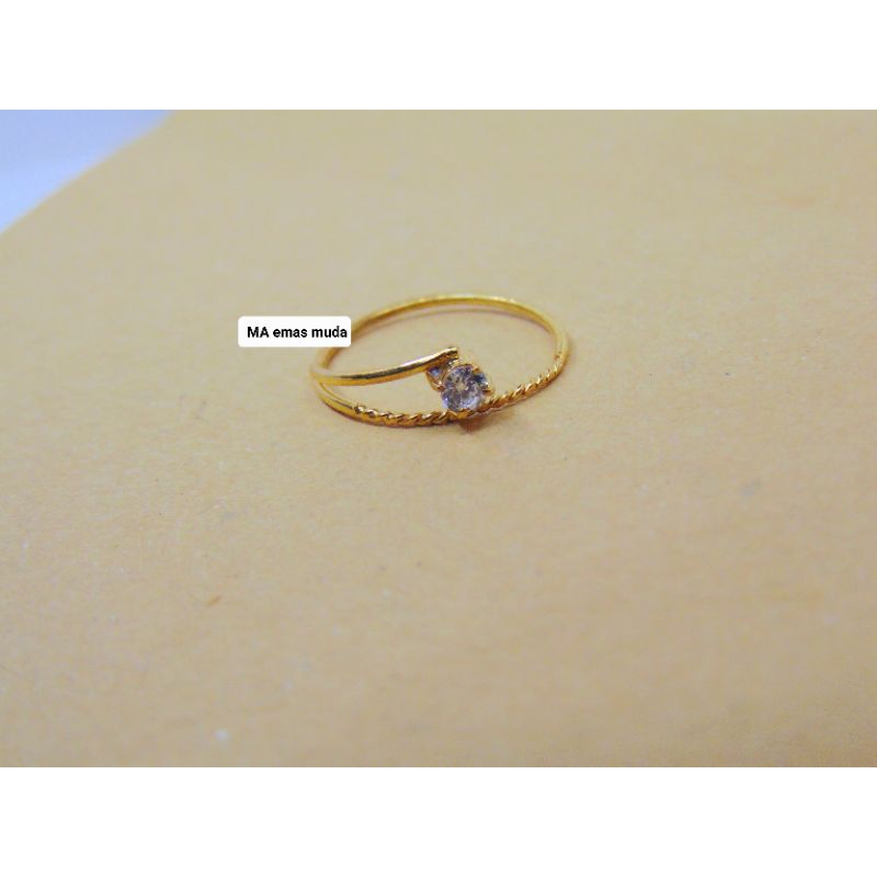 Cincin Emas Muda/ Cincin Wanita Emas Muda/ Cincin Emas 22