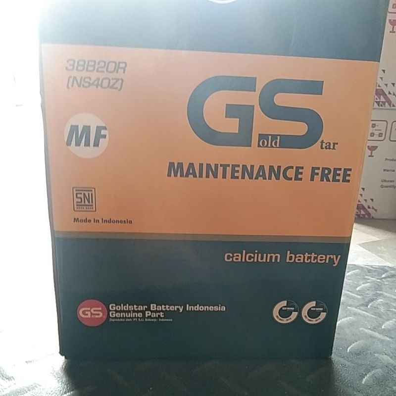 BATERAI GS GOLDSTAR AKI KERING NS40ZL NS 40ZL