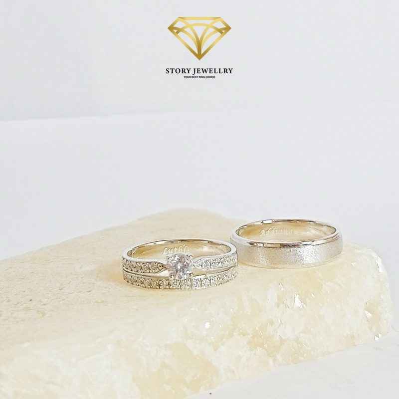 cincin nikah emas putih & platinum