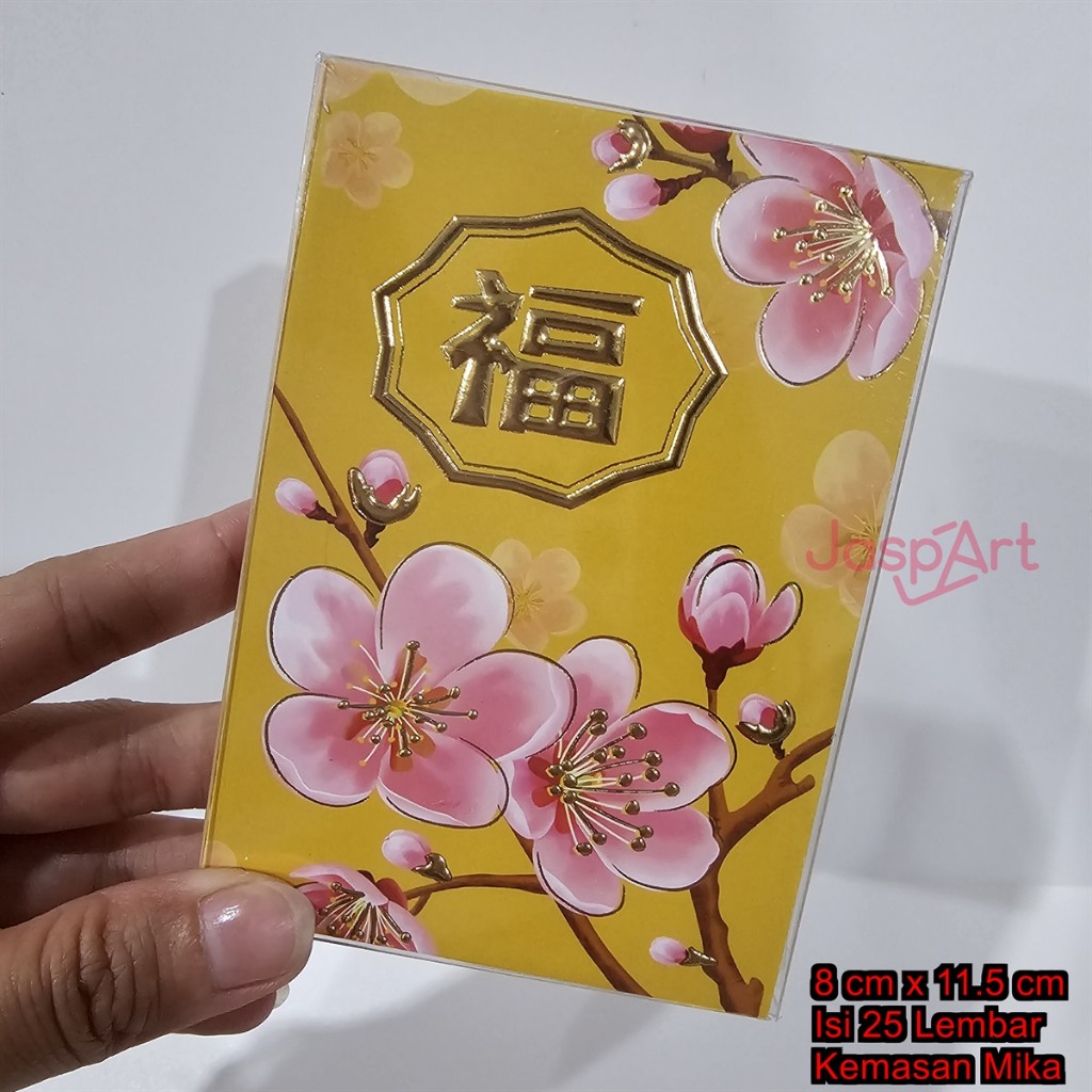 

JASPART ANGPAO IMLEK SHIO ULAR SNAKE 2025 HONG BAO FUNG PAU KOTAK MIKA PERSEGI ISI 25